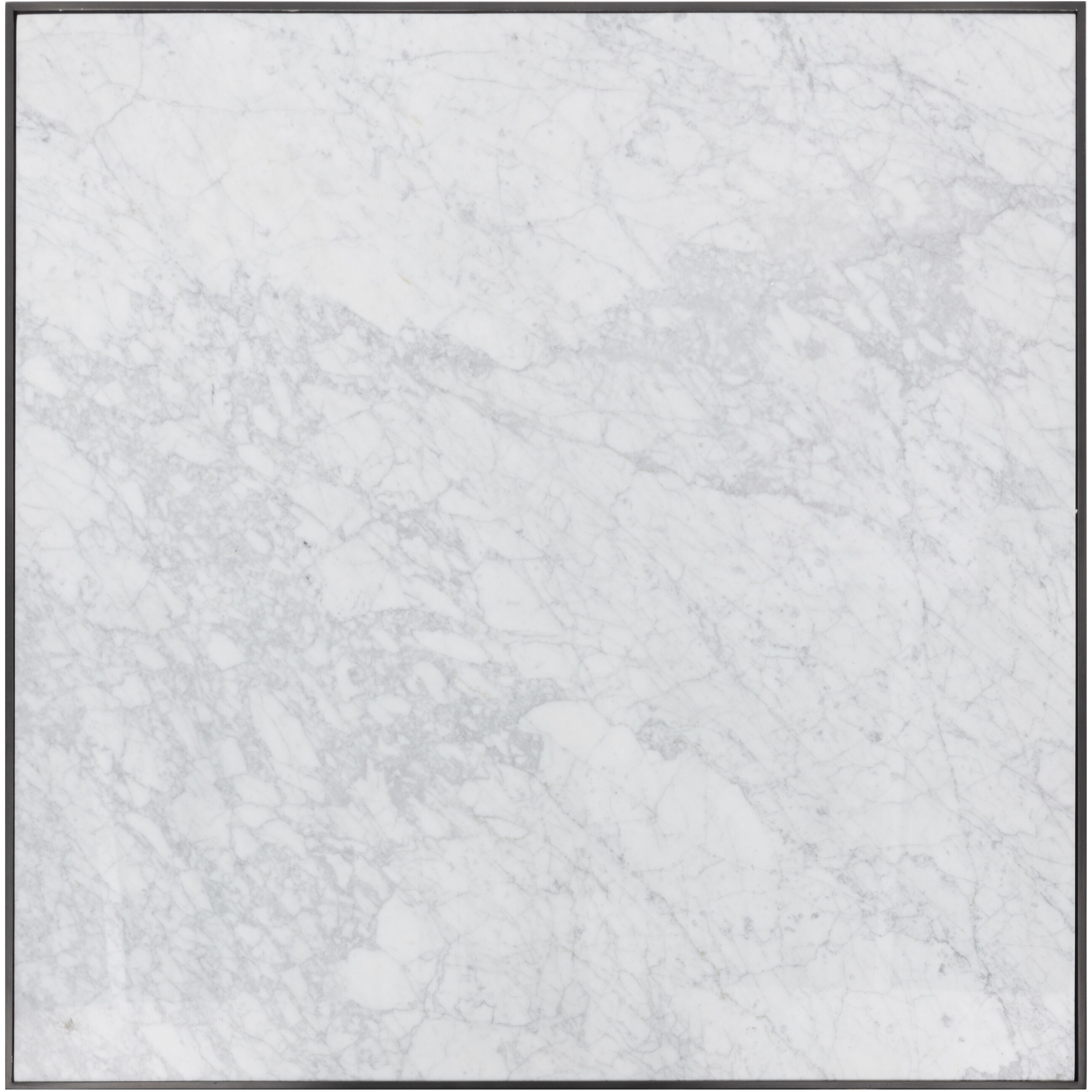 Selah 47.25 X 47.25 inch White / Black Coffee Table